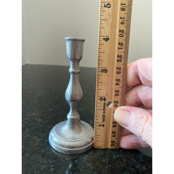 Wilton Columbia USA 4" High Pewter Candlestick - Picture 4 of 6